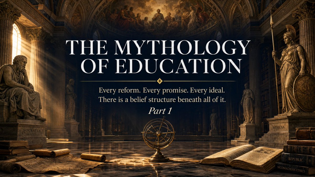 edchatter's tweet photo. Check out the latest article in my newsletter: The Mythology of Education, Part 1 https://t.co/xT221W2o0k via @LinkedIn https://t.co/Bei4YWeqdK