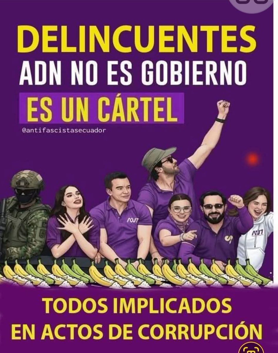 poderoso2023's tweet photo. @centurion64 @HUGO__CESAR Sarta de pillos y bribones, El cartón narcogobierno es el compinche del delincuente #inapapers. #fueranoboafuera #fueranoboafuera #LosCuatrodeGuayaquil https://t.co/NOUaHtevJf