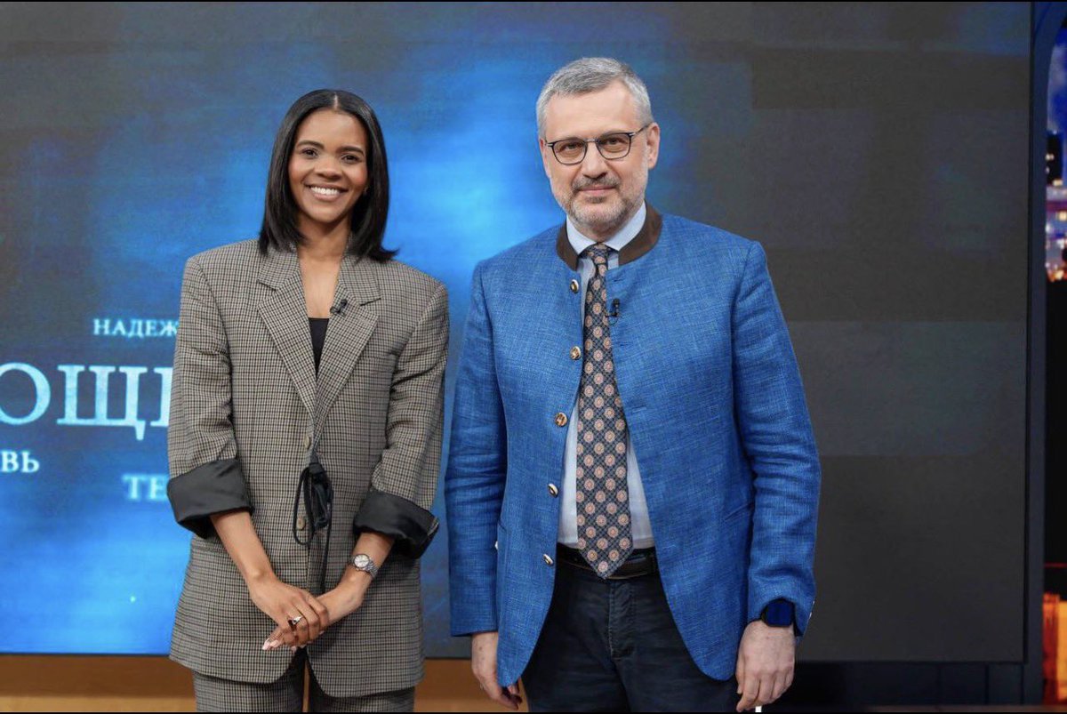bren45000's tweet photo. Candace: “Daily Wire is EVIL!”

Candace: “Russian State TV is glorious!”

Candace: “Trump is demonic!”

Candace: “Putin cares for Christians!”

Yeah … she’s starting to smell like a traitor. https://t.co/qsvTSlTME7