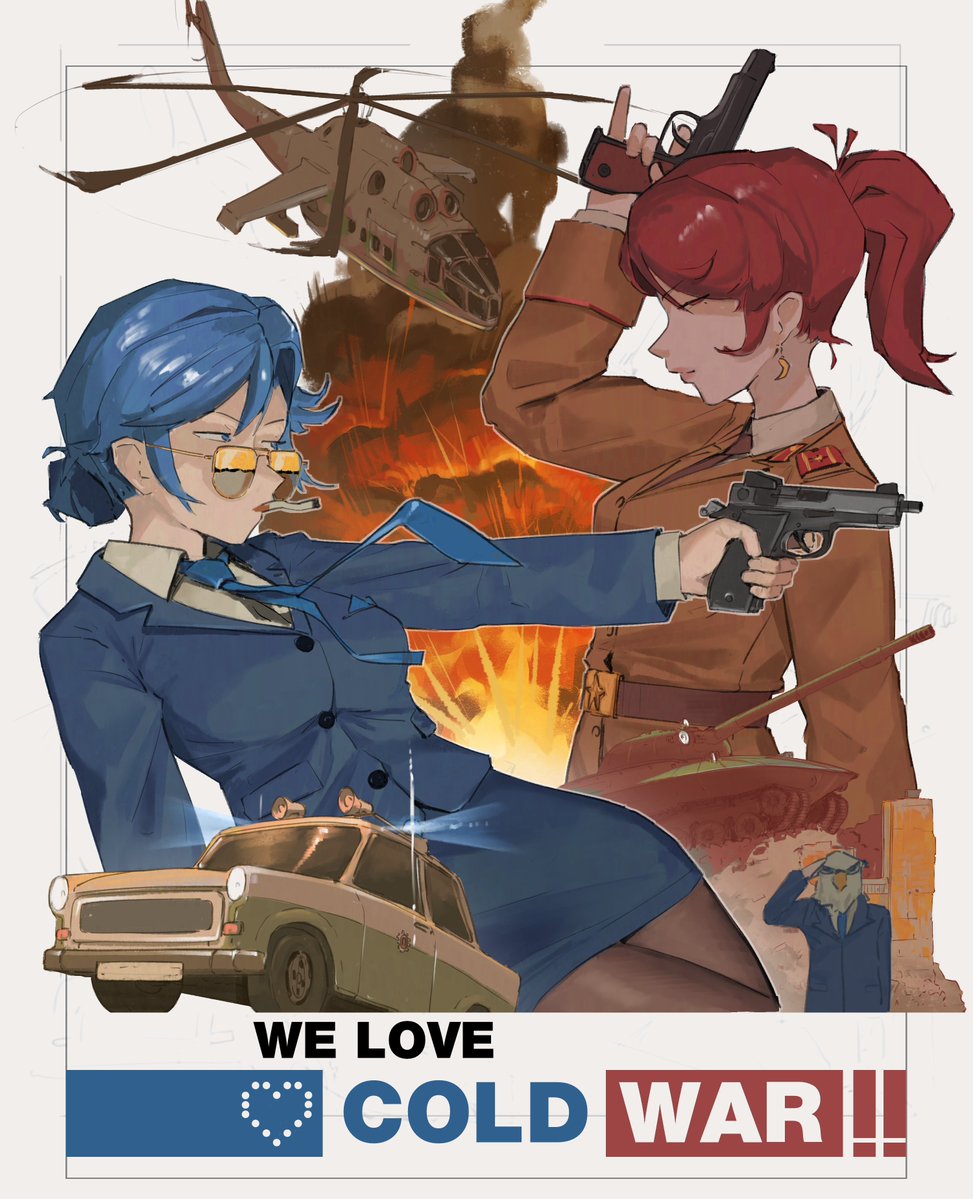 nicojian's tweet photo. WE LOVE COLD WAR!! Season One Poster
(illustrated by: @NotFuji_ ) #WeLoveColdWar https://t.co/i49hqW5IfJ