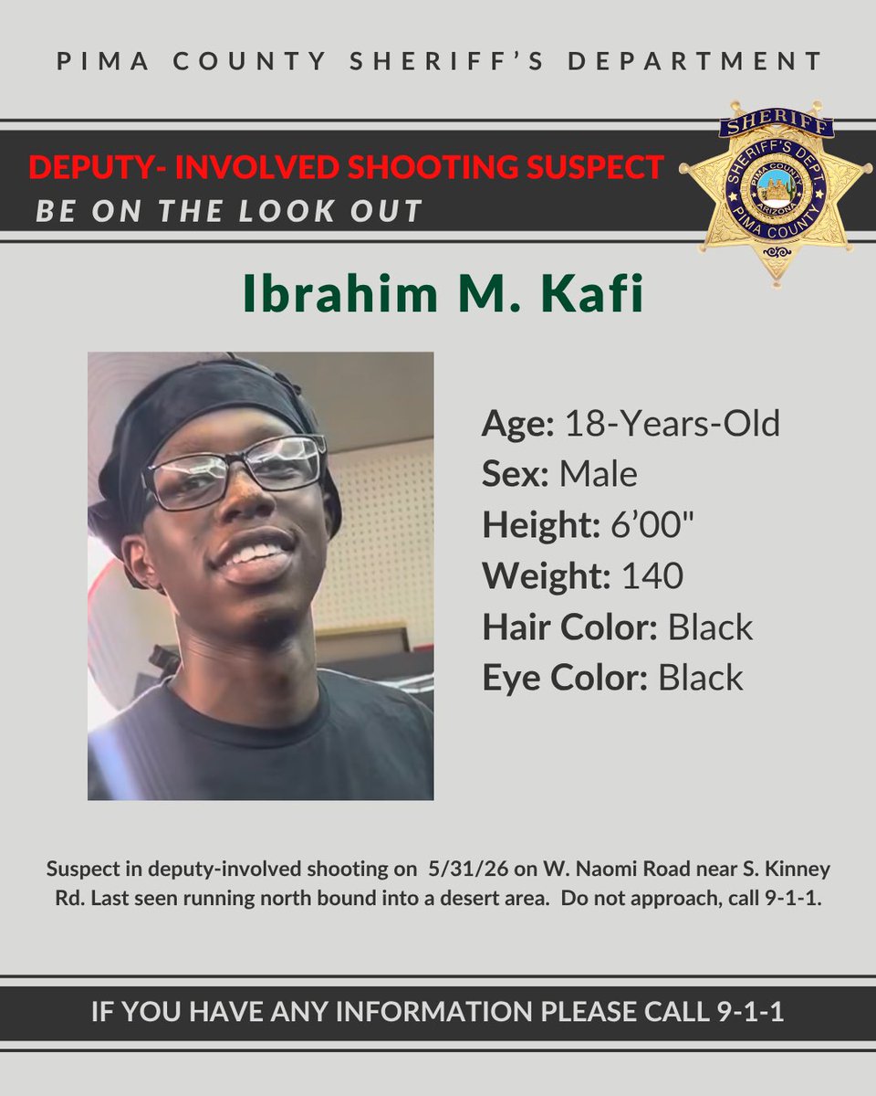 Pima County Sheriff's Department tweet media