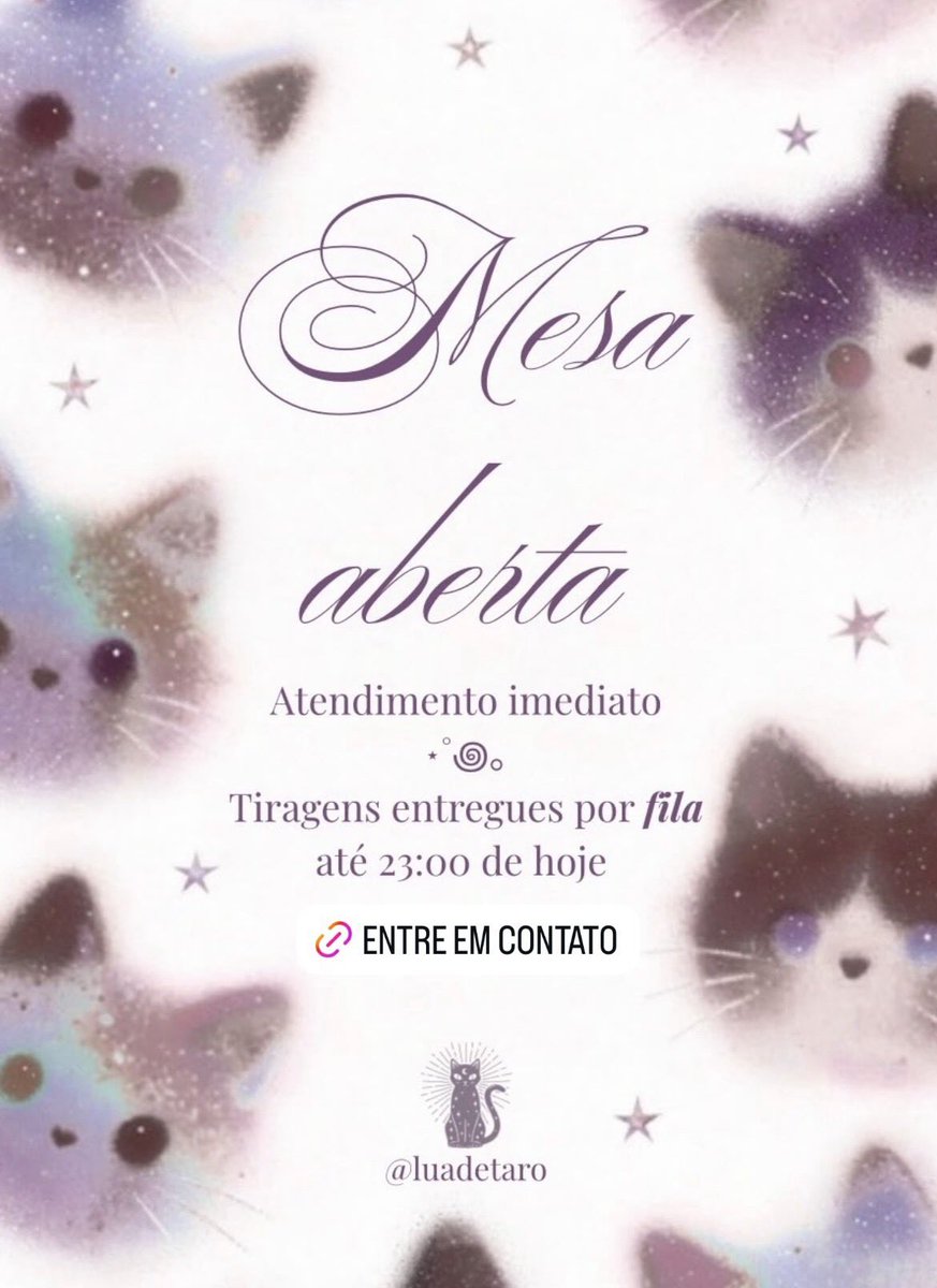 luadetaro's tweet photo. mesa aberta com atendimento imediato ⋆˚꩜｡

✴︎ entre em contato https://t.co/cP6nVNqNOr

✴︎ catálogo preços e todas as informações que você precisa saber em  https://t.co/hodhloPjak  
 
💳 aceito pix e cartão de crédito. 

tags: tarot, taro, taróloga, baralho cigano, cartomante, consulente, previsão, mesa aberta, oráculo