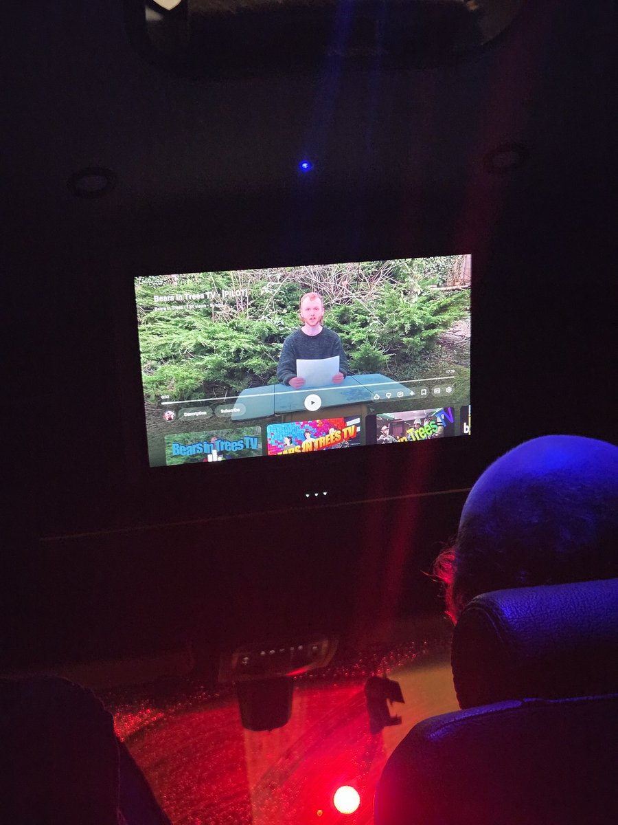 bearsintrees's tweet photo. bears in trees TV marathon happening in the van RIGHT NOW https://t.co/x4EJKajfC5