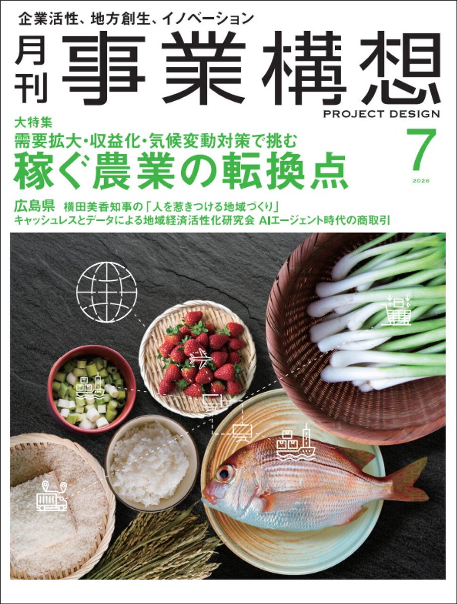 2026年7月号 特集『稼ぐ農業の転換点』本日発売！ 雑誌とオンラインで
