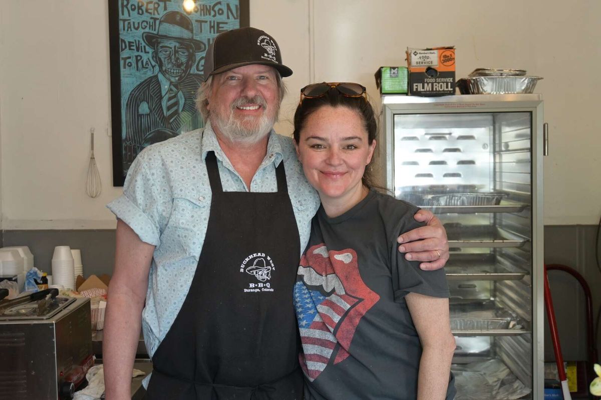 DurangoHerald's tweet photo. Buckhead West BBQ has reopened in downtown Durango, five months after the owners were struck head-on in a car crash on U.S. Highway 160. https://t.co/MxXwCsAITt https://t.co/PWiooEqlJn