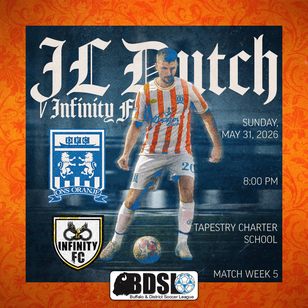 DutchBDSL's tweet photo. Game Day! Will the manager get a birthday present?  Battle for first tonight against @InfinityFC_BDSL. https://t.co/VYvnGUcnKH