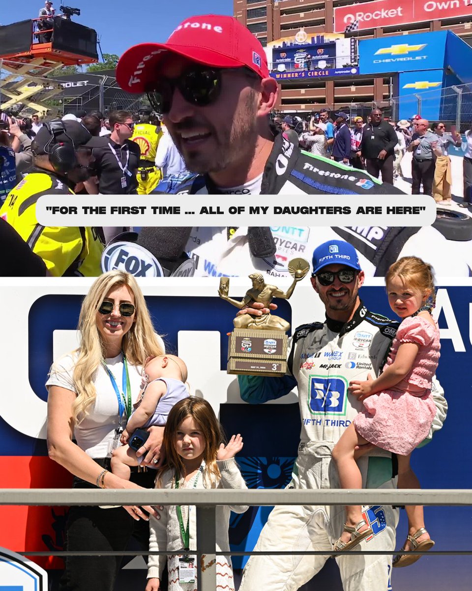 IndyCar's tweet photo. A special day for @GrahamRahal 🥹💕 https://t.co/tjtjRpHG7u