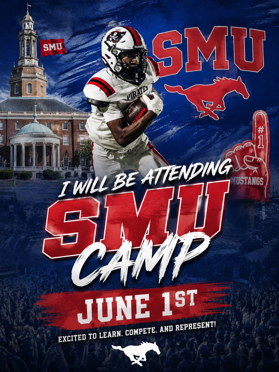 NoahClarkTx's tweet photo. I will be attending the SMU Mega Showcase Camp tomorrow on June 1st at 6PM.‼️
@CoachRobLikens @CoachDBaker81 @CoachBobbyWade @Coach_Fila @CoachMXKelly @RossDoug21 @D_shorts6 @RecruitLCP @247recruiting @dctf @806hsscmedia @Coach_Guap @WideOutWhisperr @hooperty12 https://t.co/Nea9cMyVlL