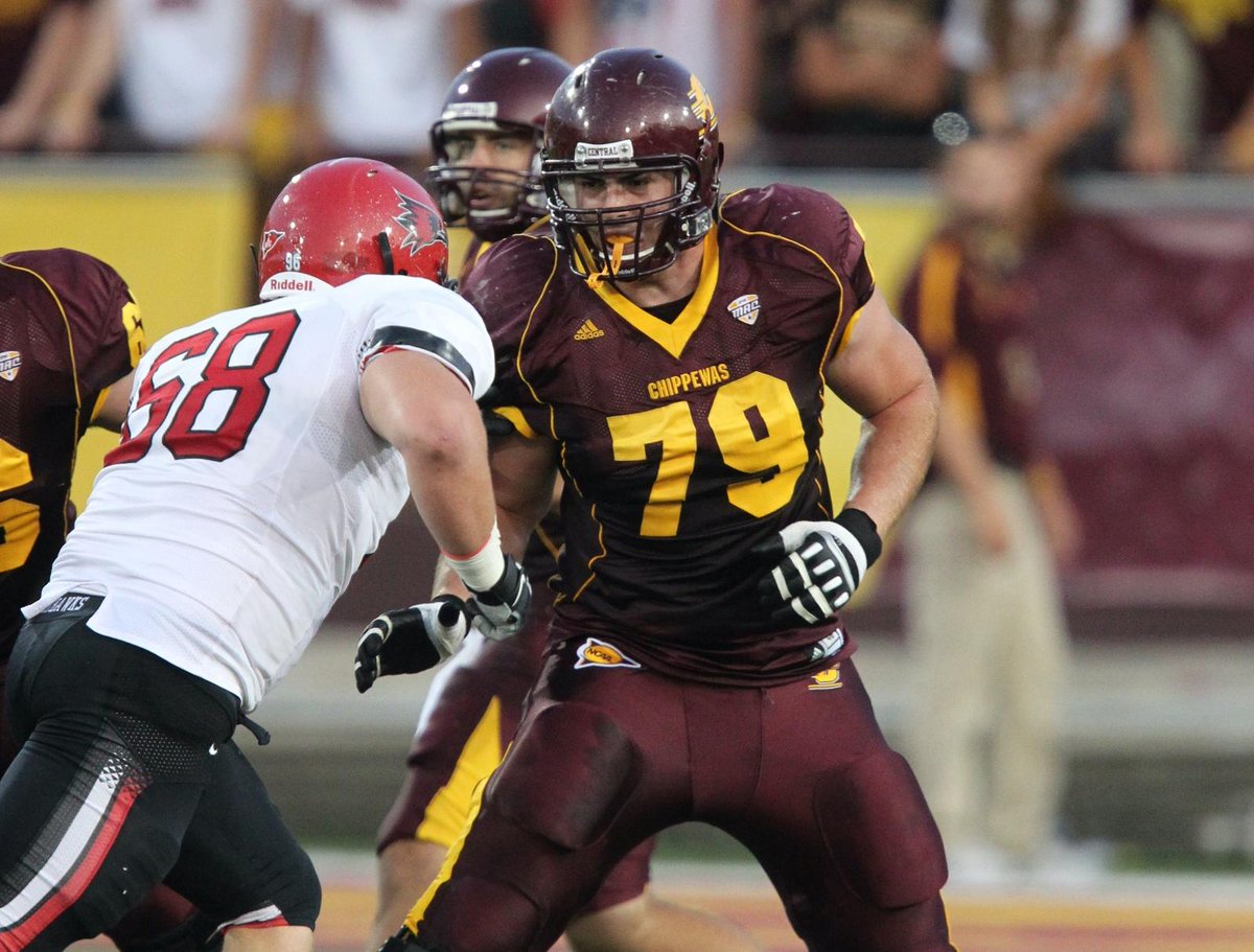 RealBGauvin23's tweet photo. Central Michigan has some of the best OL lineages in the G6.

Notable Chippewas since 2000:

• Adam Kieft (2001-2004) — 5th Round, Bengals (2005)

• Eric Ghiaciuc (2000-2004) — 4th Round, Bengals (2005)

• Drew Mormino (2002-2006) — 6th Round, Dolphins (2007)

• Joe Staley (2003-2006) — 1st Round, 49ers (2007)

• Bernhard Raimann (2018-2021) — 3rd Round, Colts (2022)

• Luke Goedeke (2018-2021) — 2nd Round, Buccaneers (2022)

A pretty impressive run of offensive line talent coming out of Mount Pleasant.
#MACtion #FireUpChips