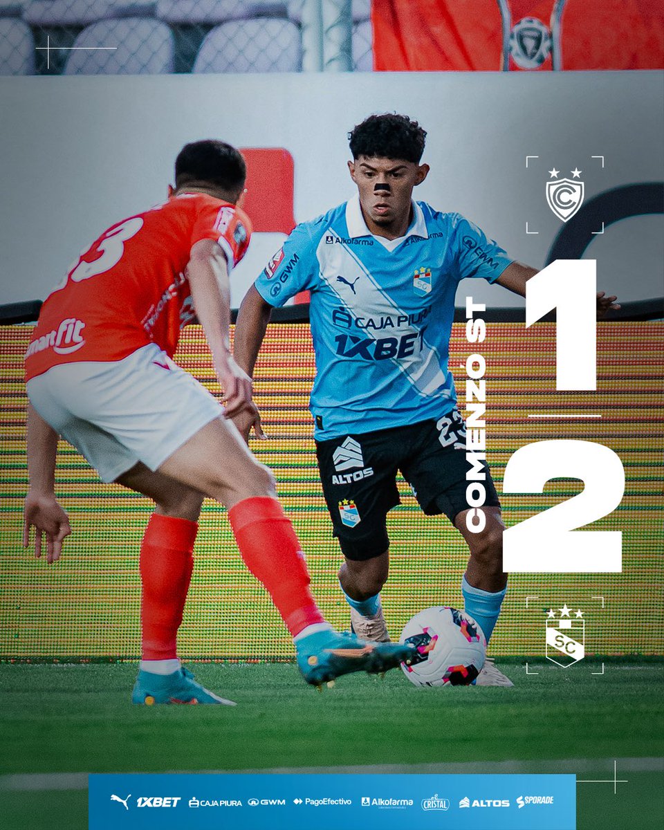 ClubSCristal's tweet photo. 𝗔𝗥𝗥𝗔𝗡𝗖𝗔 𝗘𝗟 𝗦𝗘𝗚𝗨𝗡𝗗𝗢 𝗧𝗜𝗘𝗠𝗣𝗢. 

#FuerzaCristal https://t.co/0OWMNW54DE