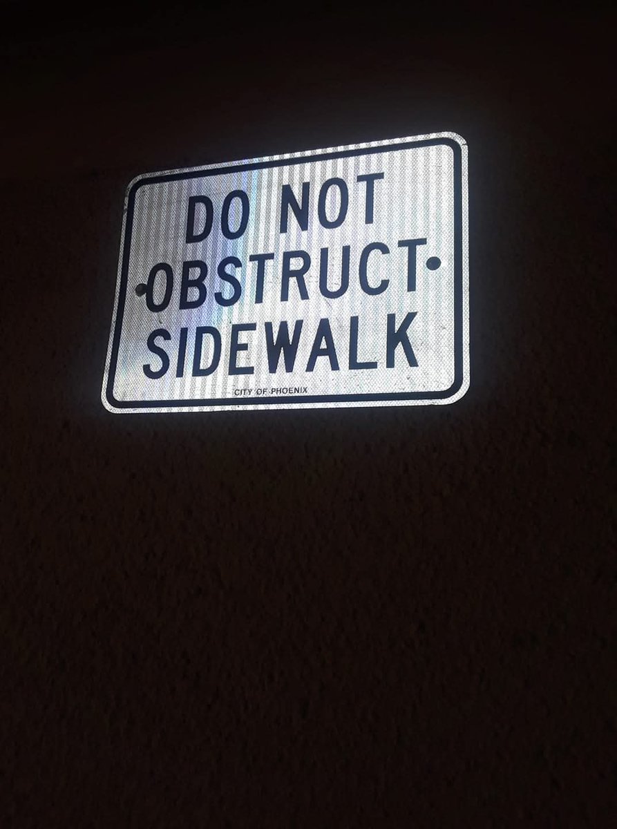 bobeager's tweet photo. Do Not Obstruct Sidewalk https://t.co/0oTDdbbGz3