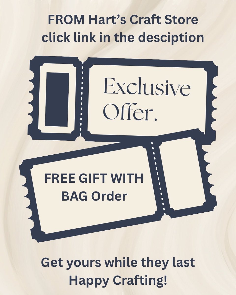 teamhart10's tweet photo. STOP SCROLLING.
This deal is too good.

Buy ANY bag → Get a FREE GIFT automatically.
No codes. No hoops. Just perks.

🎁 Free gift
👜 Fresh styles
⏳ Limited time

Grab yours before it’s gone.
Hart's Craft Store, https://t.co/ikkn2WCi3d https://t.co/LksESu266w