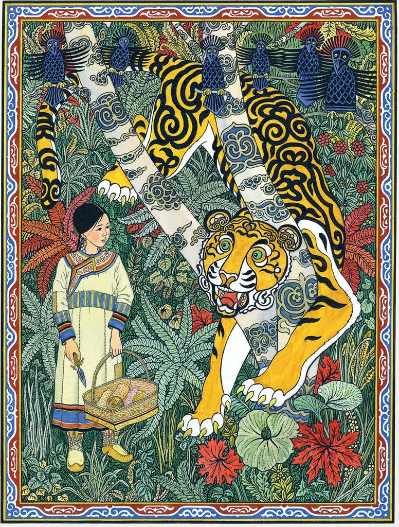etnologiaart's tweet photo. ❁ O artista russo Gennady Pavlishin alcançou reconhecimento mundial por suas ilustrações incrivelmente detalhadas sobre a vida cotidiana, o folclore e os trajes tradicionais dos povos indígenas do Extremo Oriente Russo (Nanai, Ulchi, Nivkh e Udege), que habitam a região do Amur. https://t.co/9qszaAx0wn