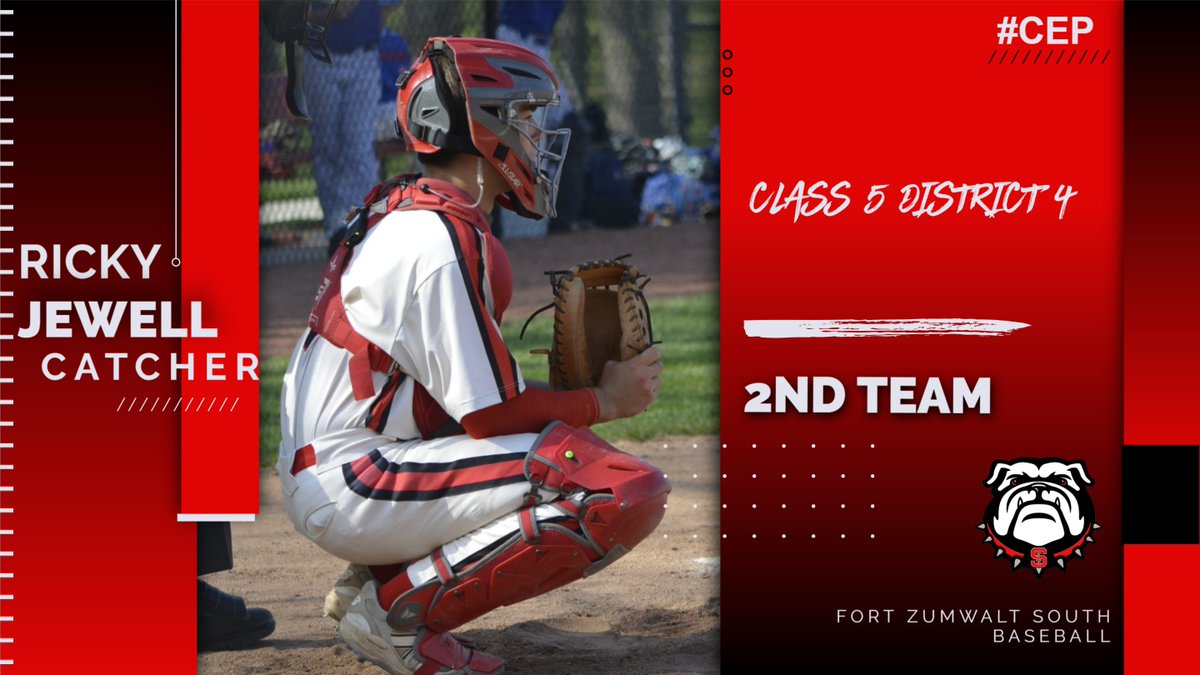 FZSBaseball's tweet photo. Congratulations to Ricky Jewell for being selected 2nd Team Catcher for Class 5 District 4! #CEP https://t.co/1Lml5yhqAM