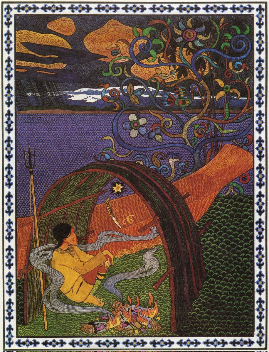 etnologiaart's tweet photo. ❁ O artista russo Gennady Pavlishin alcançou reconhecimento mundial por suas ilustrações incrivelmente detalhadas sobre a vida cotidiana, o folclore e os trajes tradicionais dos povos indígenas do Extremo Oriente Russo (Nanai, Ulchi, Nivkh e Udege), que habitam a região do Amur. https://t.co/9qszaAx0wn