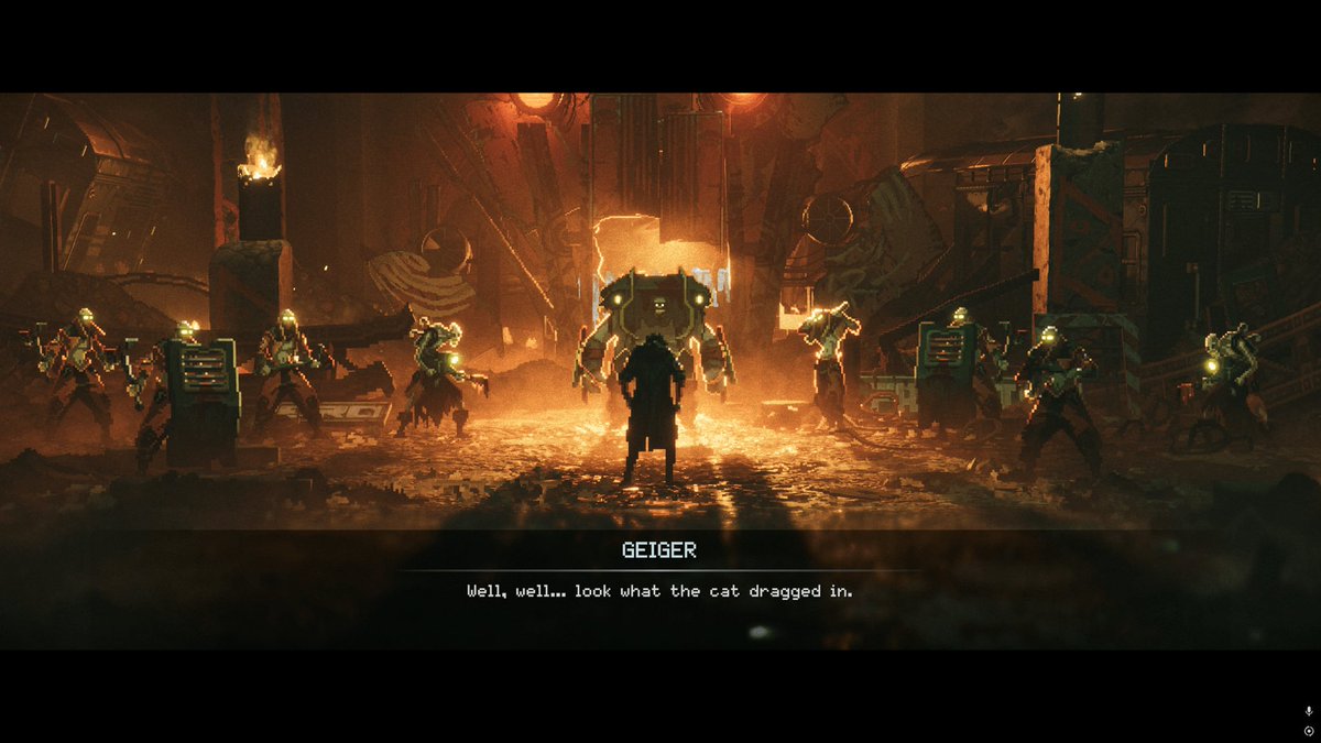 lord240p's tweet photo. Spent a chunk of the day playing REPLACED, an awesome side scrolling 2.5D Cyberpunk action platforming game that takes place in an alternate 1986 where this mega corp is doing evil cyberpunk things, visually a masterpiece and the story is super engaging with lots of twists. 

8.5 https://t.co/MvwaXv7gEw