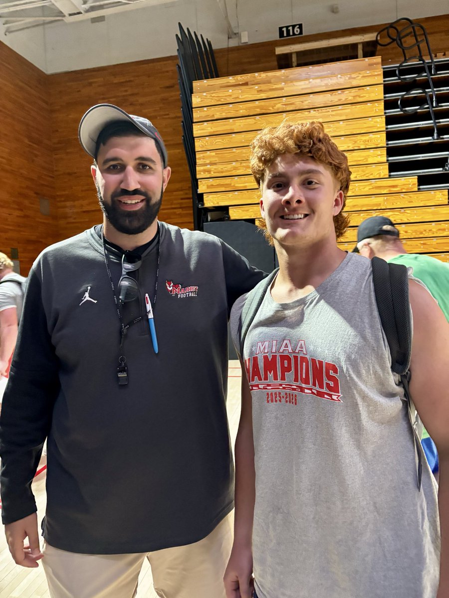 Jacob_Webster_'s tweet photo. Showing I can win reps everywhere.
Had a great day at @Marist_Fball thanks @CoachMWillis for the conversation. https://t.co/Tf7BCmQcLQ
