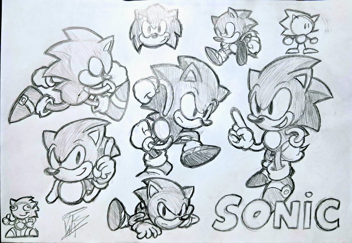 Pabj_Z's tweet photo. My Sonic Doodles 🦔💙 https://t.co/xencC2bIel