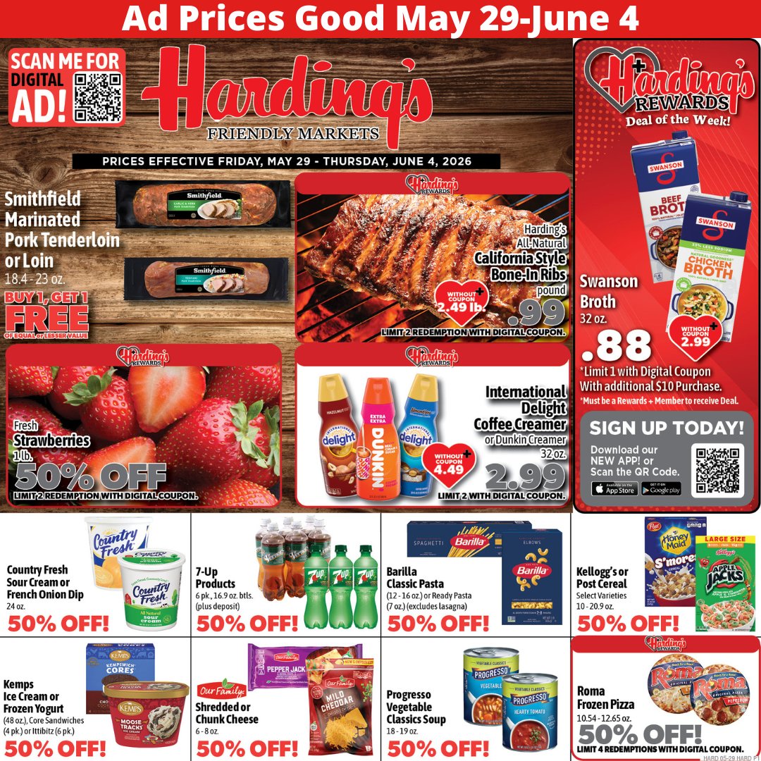 HardingsMarket's tweet photo. Get ready for the week! 🛒 Browse our ad for digital coupons &amp; exclusive deals. What's on your shopping list? #Savings #ShoppingMadeEasy https://t.co/QQ1SmNMSIP