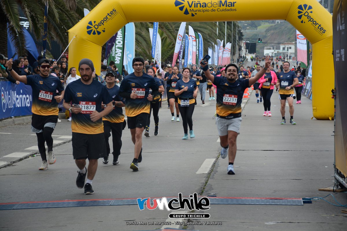 Runchileweb's tweet photo. 🏃‍♀️🏃‍♂️Cerca de 9.500 runners fueron parte de la Corrida Mes Del Mar 2026 - Viña 🌊

⚡️Más información ➡️ https://t.co/bomxB2PW0A

#CoberturaRunchile #CorridaMesDelMar2026 https://t.co/ePbevsgLTg