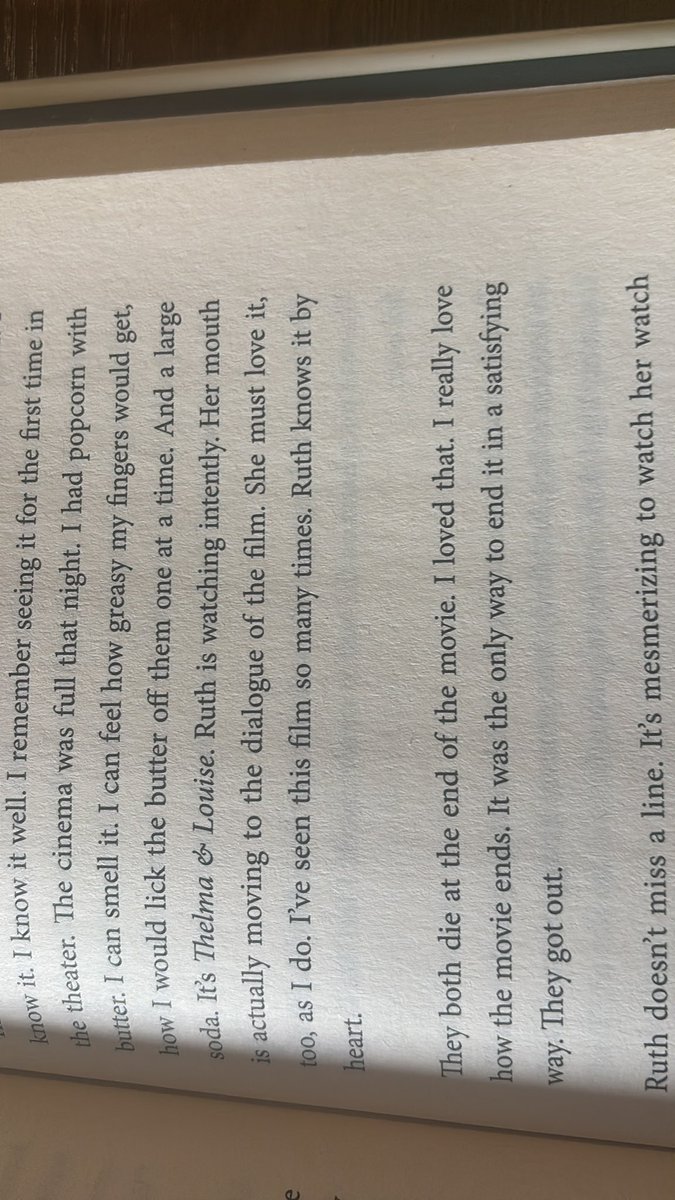 olialexza's tweet photo. @reid_iain  Thelma &amp; Louise spoiler alert! 😂😂 great book, glad this is the book I’ve picked up to bring me back into the reading realm. https://t.co/h8SM8HpcrQ
