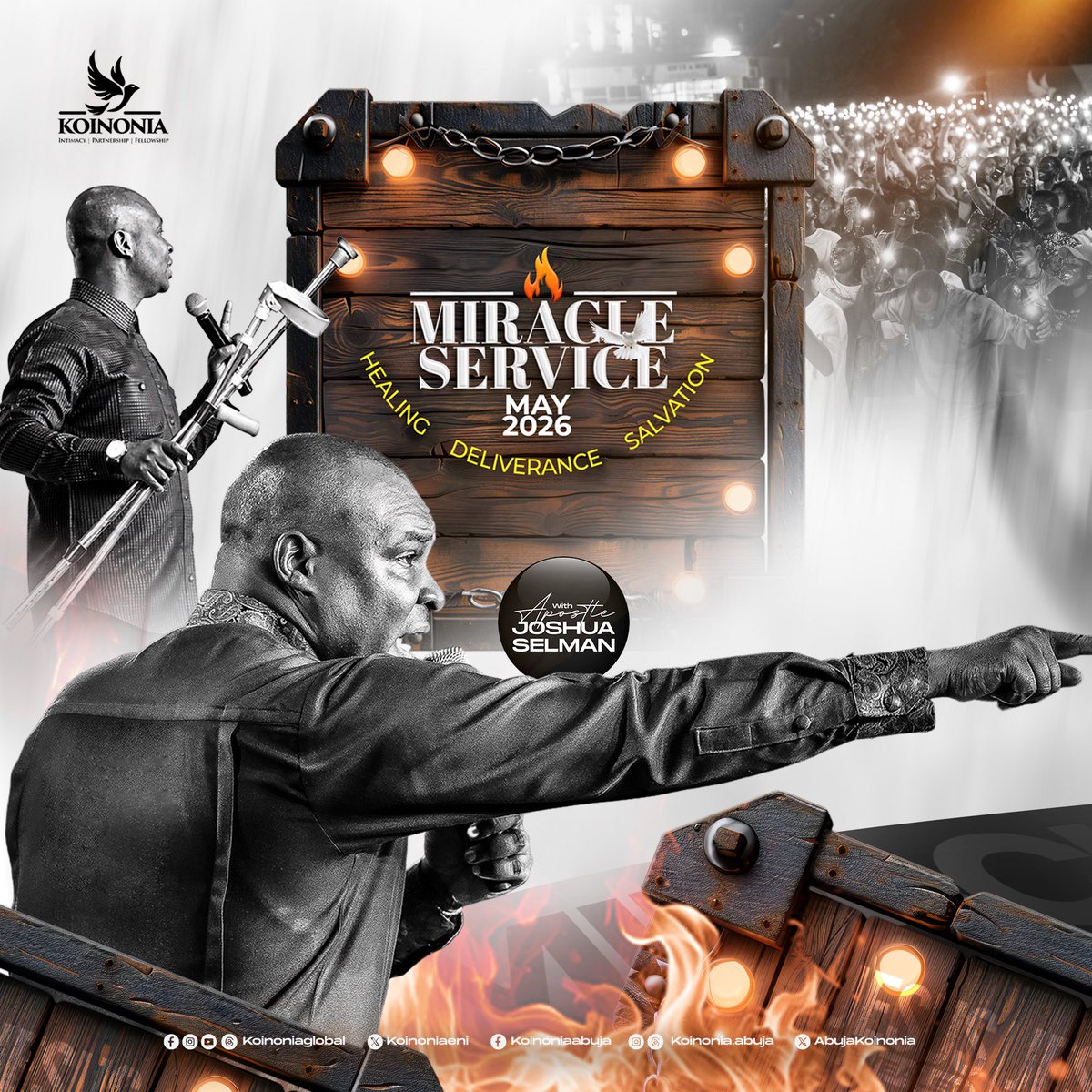 koinoniaeni's tweet photo. Dear Beloved, kindly click on the link below to download the audio message of “MAY 2026 MIRACLE SERVICE” WITH APOSTLE JOSHUA SELMAN.

https://t.co/sTvZpyzNnV

#ThislsKoinonia
#KoinoniaAbuja
#KoinoniaGlobal
#May2026MiracleService
#TheYearOfDeliveranceAndExemption https://t.co/rhex7cwDnY
