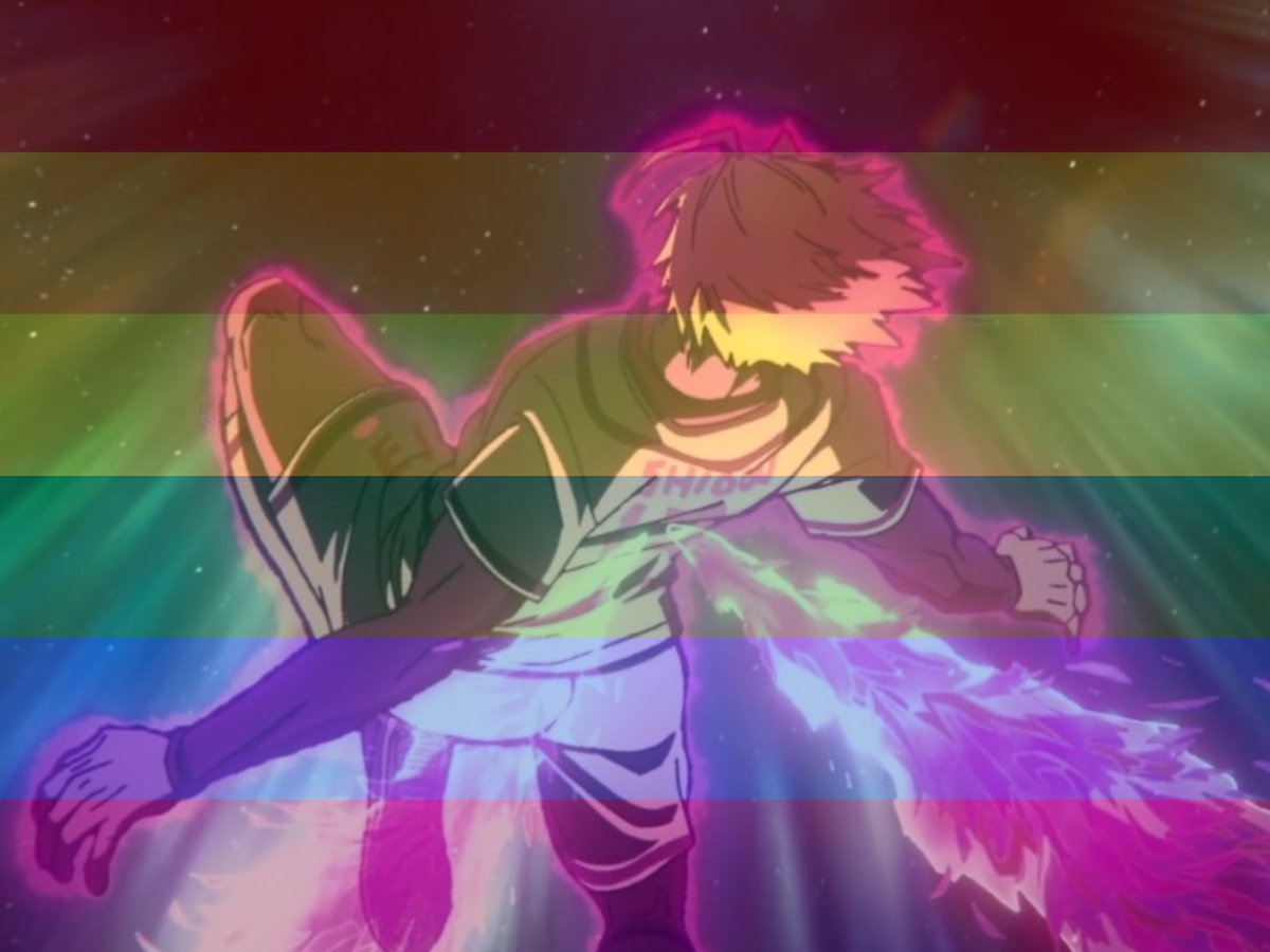 pinkh4ir's tweet photo. happy priDE MONth https://t.co/uwnXys4NOG