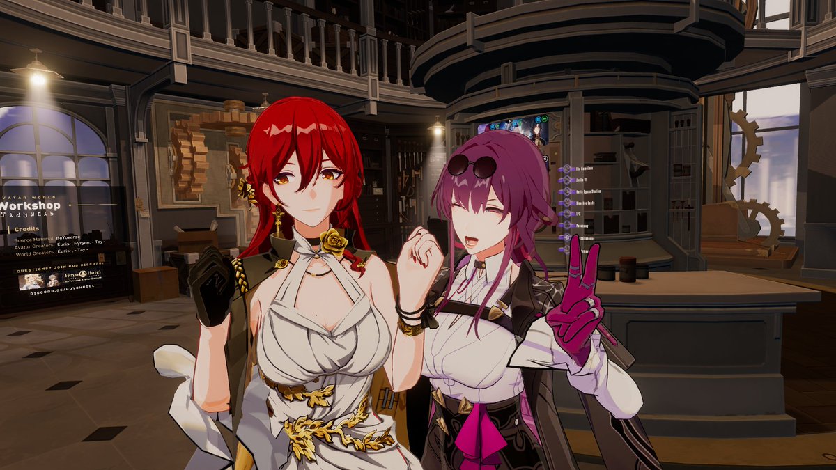 PurpellVT's tweet photo. I managed to give @Setima_7C many hugs today in VRChat looking like one of her waifus! https://t.co/zdpp31fOpy