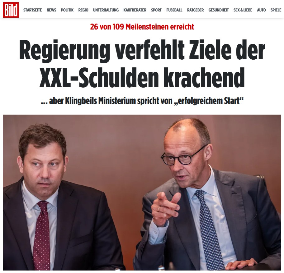 GRosenhainer's tweet photo. Welche "Meilensteine" die BILD da sieht wird auf ewig ihr Geheimnis bleiben - bis in den Untergang des Landes.
#PolitShow #GameOverLand
https://t.co/3UtwPrDCcS https://t.co/7IrTyxB7a4