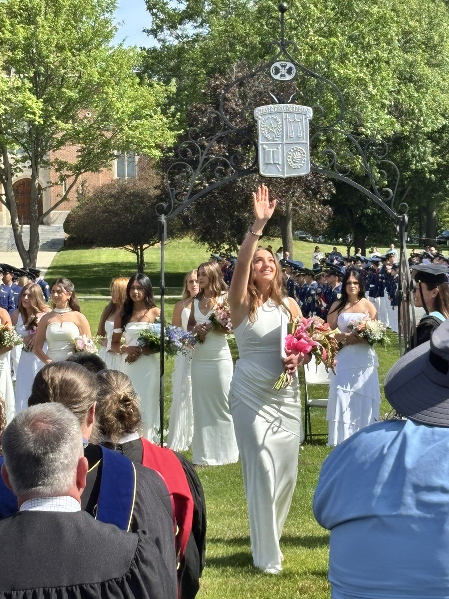 CGABasketball's tweet photo. Emotional Day today for Culver Academies and CGA Basketball, as we watch the class of 2026 walk through the Gate. Congratulations Amelia Binkley, Piper Brumm, Kate Clemons, Nora Goldsmith, Ruby Magee and Kenzie Miller. Our community is so proud of the six of you! #BiggerThanHoops https://t.co/a3kJGEKz5l