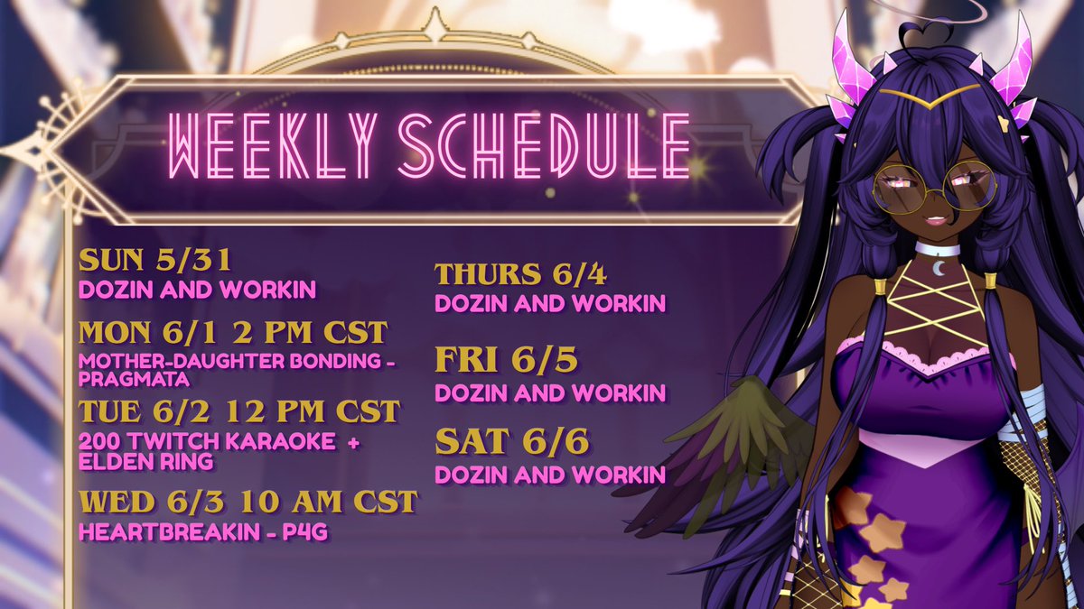 Celestiey1's tweet photo. Hey starlights get in line for your check in~ 

200 follower celebration on twitch with a karaoke stream!!! I’m so excited to thank all you starlights ~ I’m grateful to each of you and I hope we can have a lovely week^^ https://t.co/ONAvD6eFeE