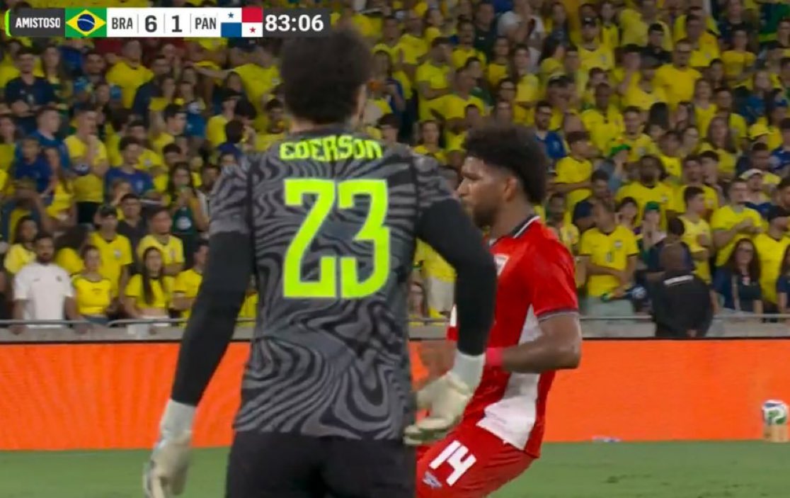 footballlens7's tweet photo. 2-6 Panama 🇵🇦
GOOOOOOOOAAAAAAAAALLLLLLL PANAMA!!! 🇵🇦🔥
Panama pull one back! #BRAPAN
A well-worked move ends with the ball in the back of the net, giving Panama their second goal of the night despite Brazil’s dominance.🇵🇦👏 https://t.co/hY9ZhFpiVL