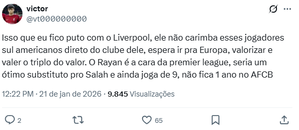 vt000000000's tweet photo. @central_lfc_br Como vascaino, acompanho desde o sub-17, onde jogava com 14 anos, no sub20 jogava com 15 e no profissional jogou com 16 o primeiro jogo. Rayan é um fenomeno, muita força, arrasta, chuta com as duas, é alto, muita personalidade.. enfim, completo. Vai bater melhores do mundo. https://t.co/2q71eYtuA4