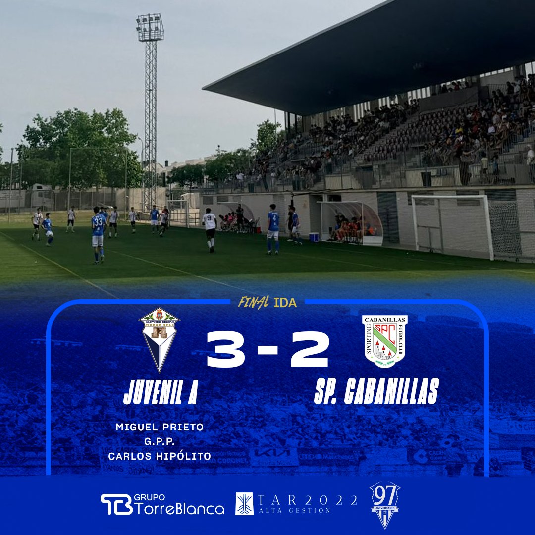 CanteraCDM's tweet photo. ✅ Victoria de nuestro Juvenil A en Ciudad Sur por la Ida del Playoff de Ascenso a Liga Nacional. ¡VAMOS CHICOS!

⚽ Miguel Prieto, G.P.P., Carlos Hipólito

#AupaManchego 💙🤍 https://t.co/iEKUBfkwZU