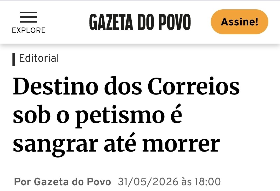 LogInfra's tweet photo. O problema é que os Correios nunca irão morrer e a sangria nunca irá parar pois   a má gestão está rendendo bons lucros a banqueiros e quem paga é o contribuinte com os impostos cada vez maiores. https://t.co/ZO3tb76GhK