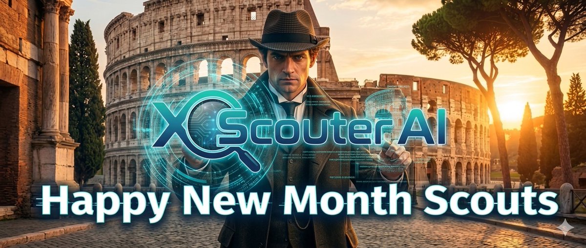xscouterai's tweet photo. Happy new month, Scouts! 🎉

June is here. Half the year gone already 😳

We’re not slowing down though. More updates, more alpha, and more ways to help you separate the real ones from the noise.

Stay sharp safe and positive out there. Your score doesn’t lie. 🔥

$XSAI https://t.co/Xkyn1Rp4WX