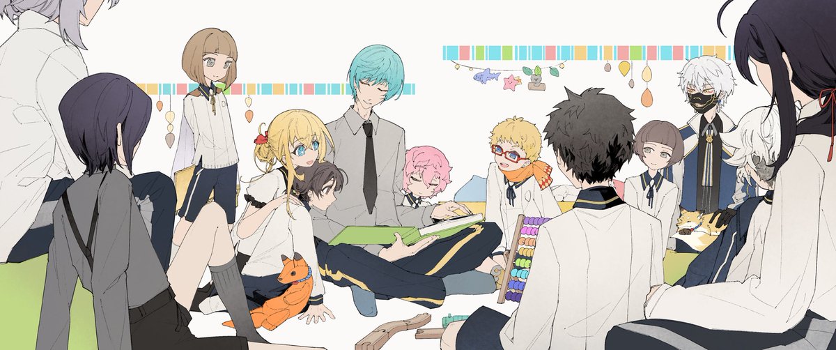 Bridgetttt_azk's tweet photo. 粟田口の読み聞かせの時間📖🧸！ https://t.co/h6nGSF3Gcs