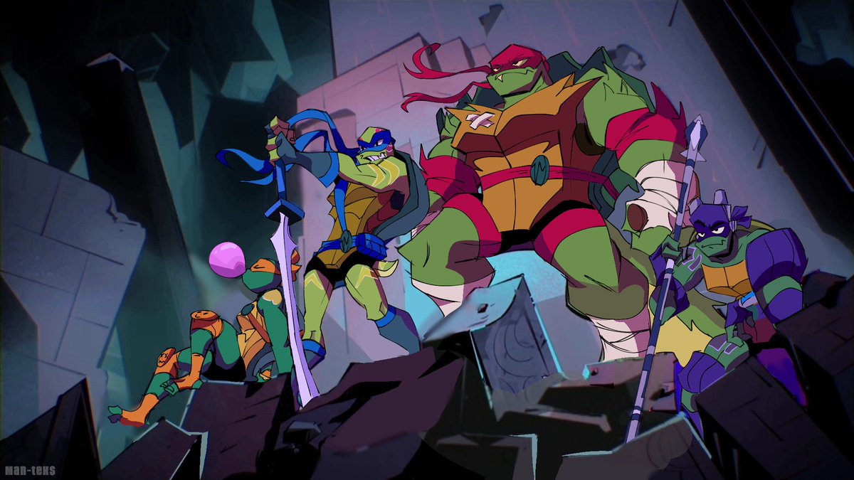 Ale_Unicornel's tweet photo. #Rottmnt 
Our Heroes! https://t.co/Q5TlxTOWEK