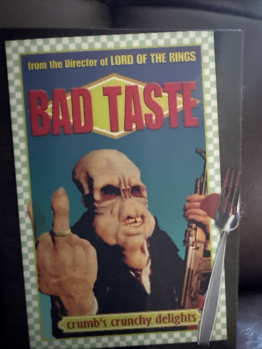 DVDODDVDOD's tweet photo. Peter Jackson’s Bad Taste (DVD, 2-Disc Set, Limited Edition #00748/50,000) OOP  
🔗 https://t.co/Cu6sUVb1fR  
 #ad https://t.co/lpgqmaQBJg