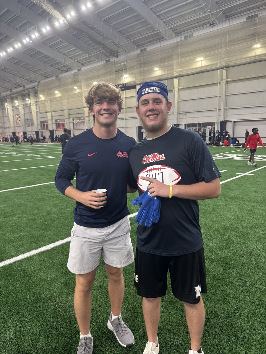 willwestbrook28's tweet photo. Blessed to compete at the Ole Miss Sunday Night Camp.

📏 Broad Jump: 7’2”
⬆️ Vertical: 27”

Learned a lot from a great coaching staff and gained valuable exposure.

“Commit your work to the Lord, and your plans will be established.” — Proverbs 16:3

 #Recruiting #ClassOf2028 #HottyToddy #EDGE #MandevilleFootball @Mandeville_FB @coachjones99 @LetsGo_Bo5 @_Michael_Hud24 @jdhess7 @RebelsFBRec @OleMissFB