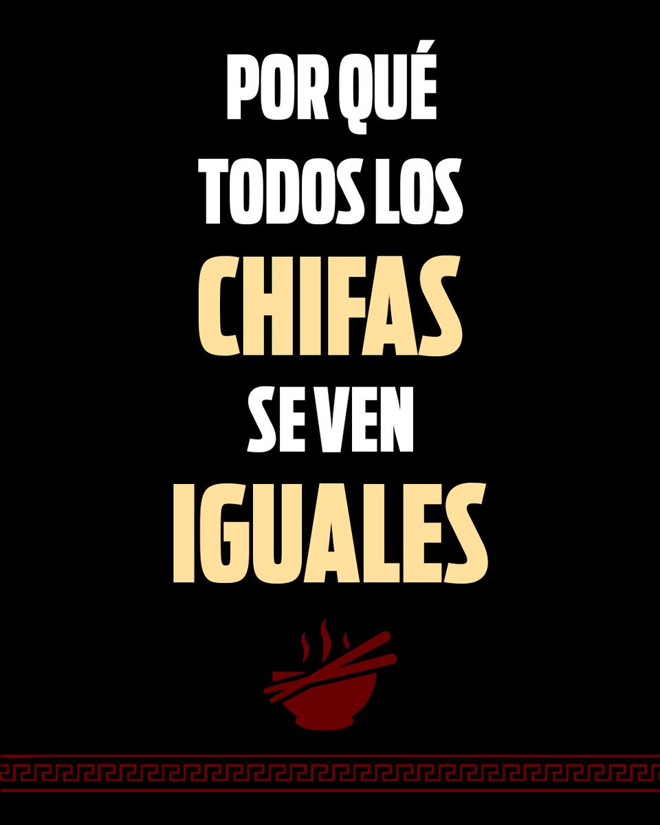 JesusDesingDG's tweet photo. Todos los chifas se ven iguales.
No es casualidad.

Es lo que pasa cuando todos usan los mismos colores, tipografías y símbolos.

El problema no es el logo.
Es la falta de dirección. https://t.co/z5qoA0IiyR