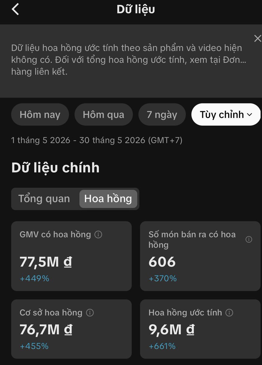 HindeJ72752's tweet photo. Tháng 5 của mình đây 

Tạm thế đã 

Cảm ơn Tiktok Shop Affiliate https://t.co/MlGkJ3Qmxd