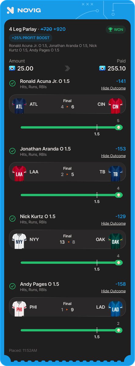 ParlayScience's tweet photo. CASH IT ✅

The people voted.

We delivered.

Back-to-back wins on the timeline.

+9.25u this month 🔥

Tracked daily by a third party.

75% OFF with code NBA75 👇

➡️ https://t.co/IokO0BC0C9 https://t.co/SMGfHbRtF5