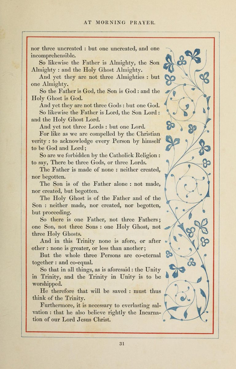 PBandPapistry's tweet photo. The Athanasian Creed from an 1845 Illuminated BCP. https://t.co/RSnJJCxOvL
