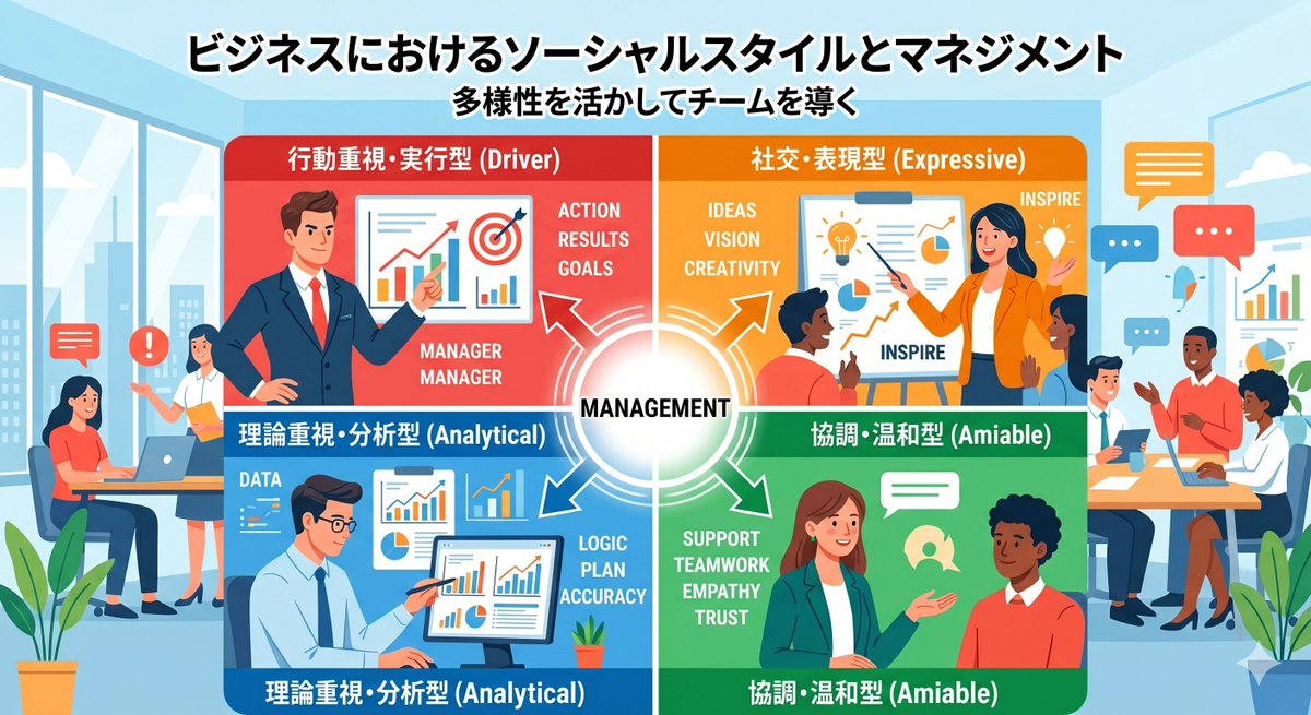 drBrain_hack's tweet photo. ソーシャルスタイルから紐解く

院長の20マイル日誌 vol.37～違いを知り、違いを活かすマネジメント～｜勉強オタク:INFJ @study_Otaku_Tw #創作大賞2026 https://t.co/8gjLRiKoto https://t.co/nMR3YWIS8p