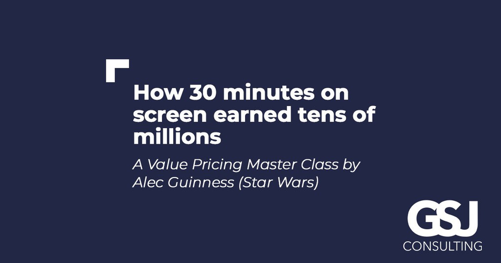 RWS_01's tweet photo. Firms that price based on value will build leverage, strengthen client relationships and unlock far greater commercial upside.

Read the full article: A Value Pricing Master Class by Alec Guinness (Star Wars)
▸ https://t.co/RMvAaO1dv2

#AlecGuinness #GoodPlace #Auslaw https://t.co/KXO0wcRvI8