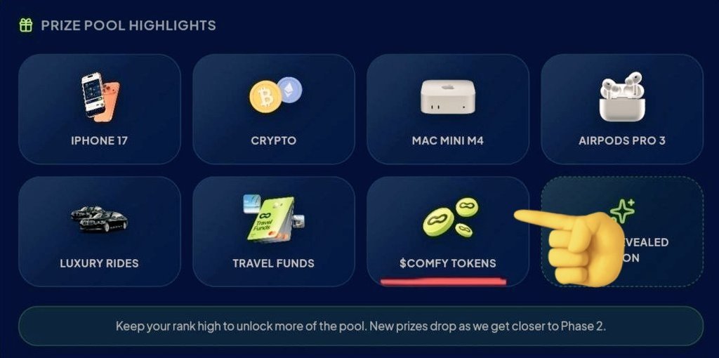 airdrop_testing's tweet photo. 🎁 New Airdrop: Comforto S2 💲

👉  $COMFY Tiken confirmed ✅️

🏷 Reward : Pools 500,000 $USDT To Share

🪂 Register : https://t.co/lDP376UjL8

➖ Submit Your Email &amp; Verify
➖ Complete The Mission
➖ Daily Check-in &amp; Spin
➖ Earn Points &amp; Raffle Ticket
➖ Done https://t.co/vRoiQyxjhY