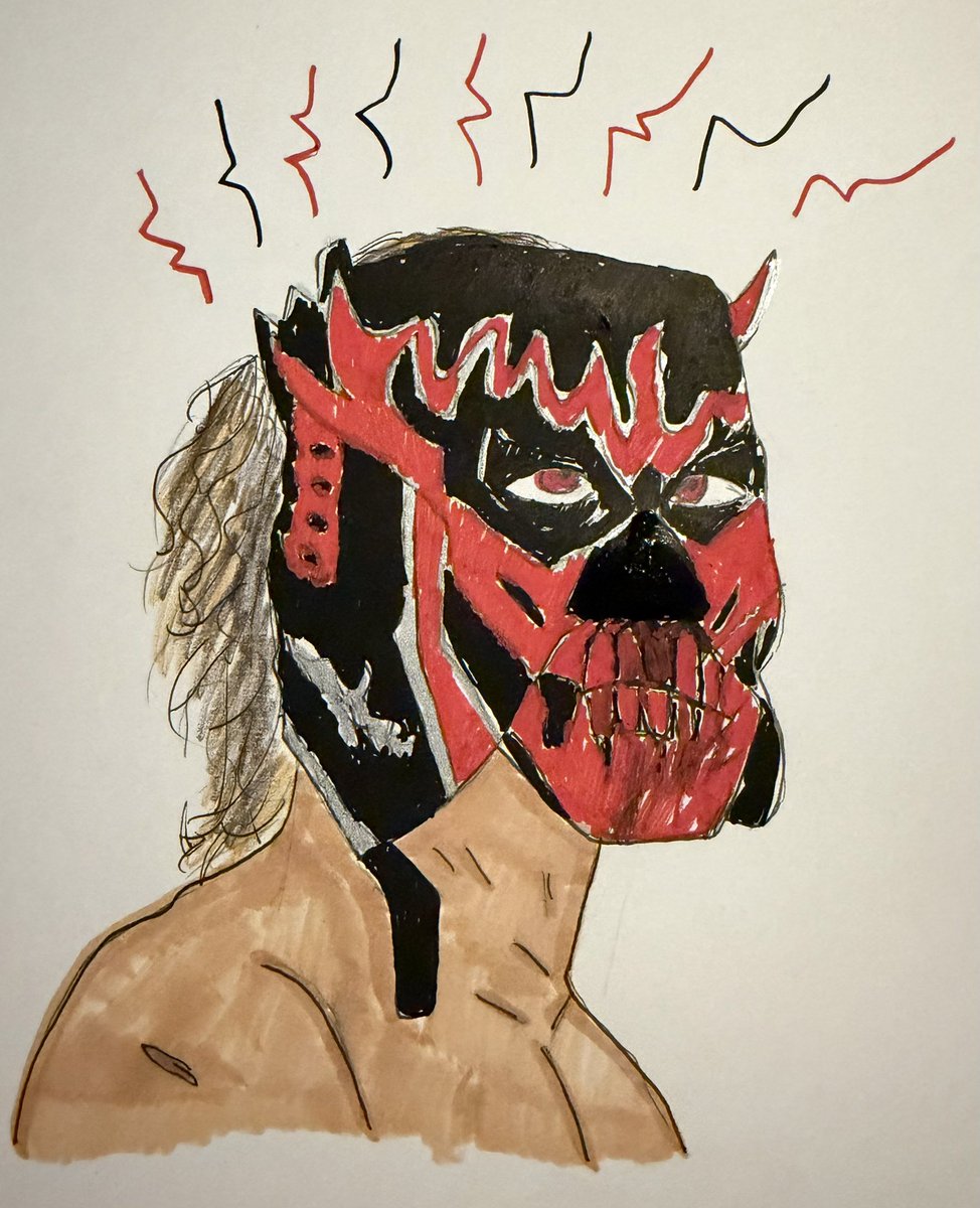 InRingArt's tweet photo. I haven’t drawn #ElDesperado @ElDesperado5 for a while. #njpw #njpwfanart #bosj33 https://t.co/ZWou3UsSAz