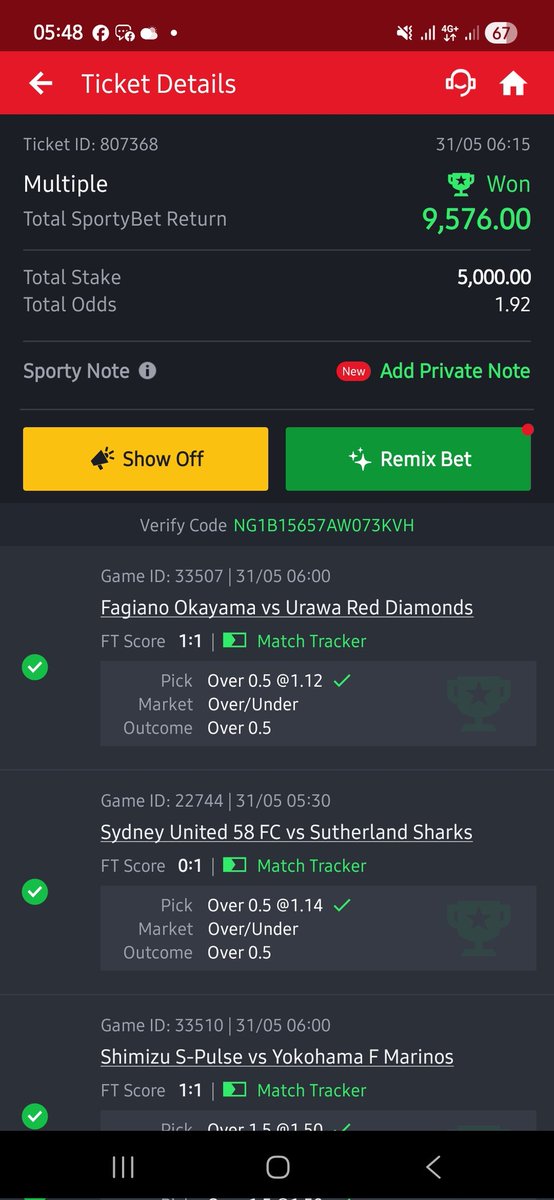 BetPunts's tweet photo. B💥💥💥💥M Bets on @SportyBetNG ✅

Sporty Greetings To You 🫵🥂 

Join Telegram 👉 https://t.co/EZXvGtIciN

@TheLockTips 

🔞+ https://t.co/IIarMPkq00