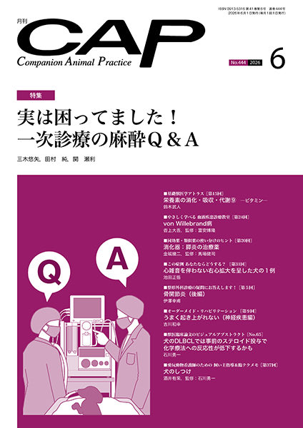月刊CAP2026年6月号発刊 特集「実は困ってました！ 一次診療の麻酔